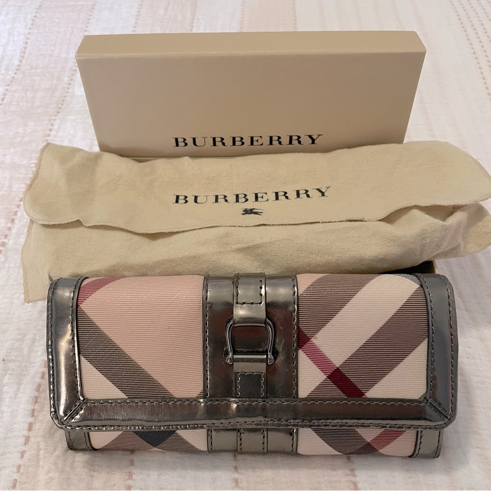 Metallic Burberry Wallet